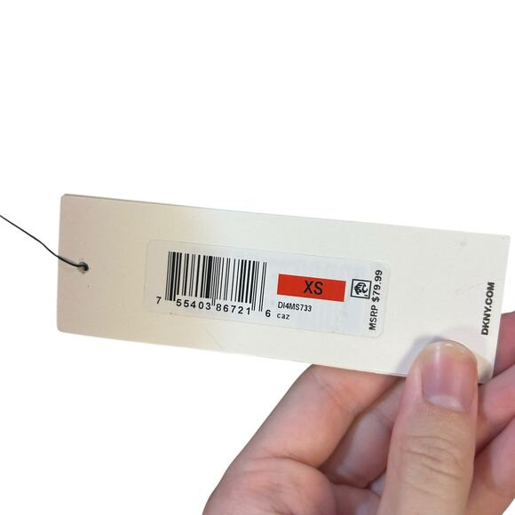 DKNY Tie-Back Halter Style One-Piece Swimsuit Pink Women's XS NWT - Picture 10 of 10